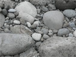 pebbles and boulders